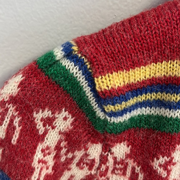 Vintage Kids Sweater Knit Pattern 70s-80s - Picture 5 of 7